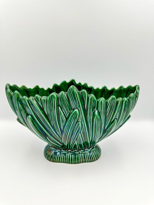 Vintage Green Leaf Hyacinth Sylvac Mantle Vase