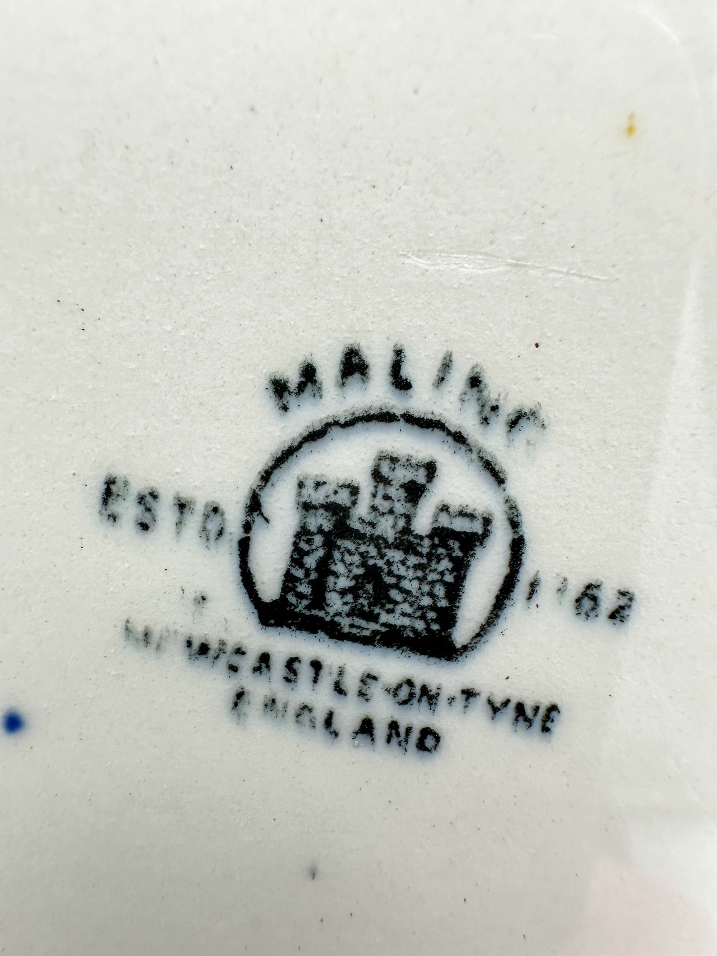 Maling Newcastle Brown & Blue Chintz Serving Dish