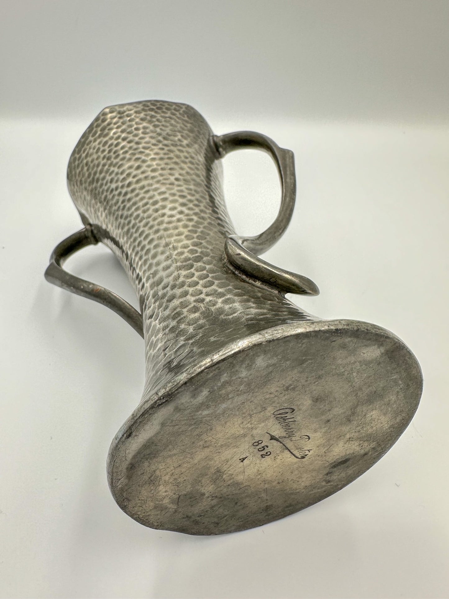 Art Nouveau Pewter Vases