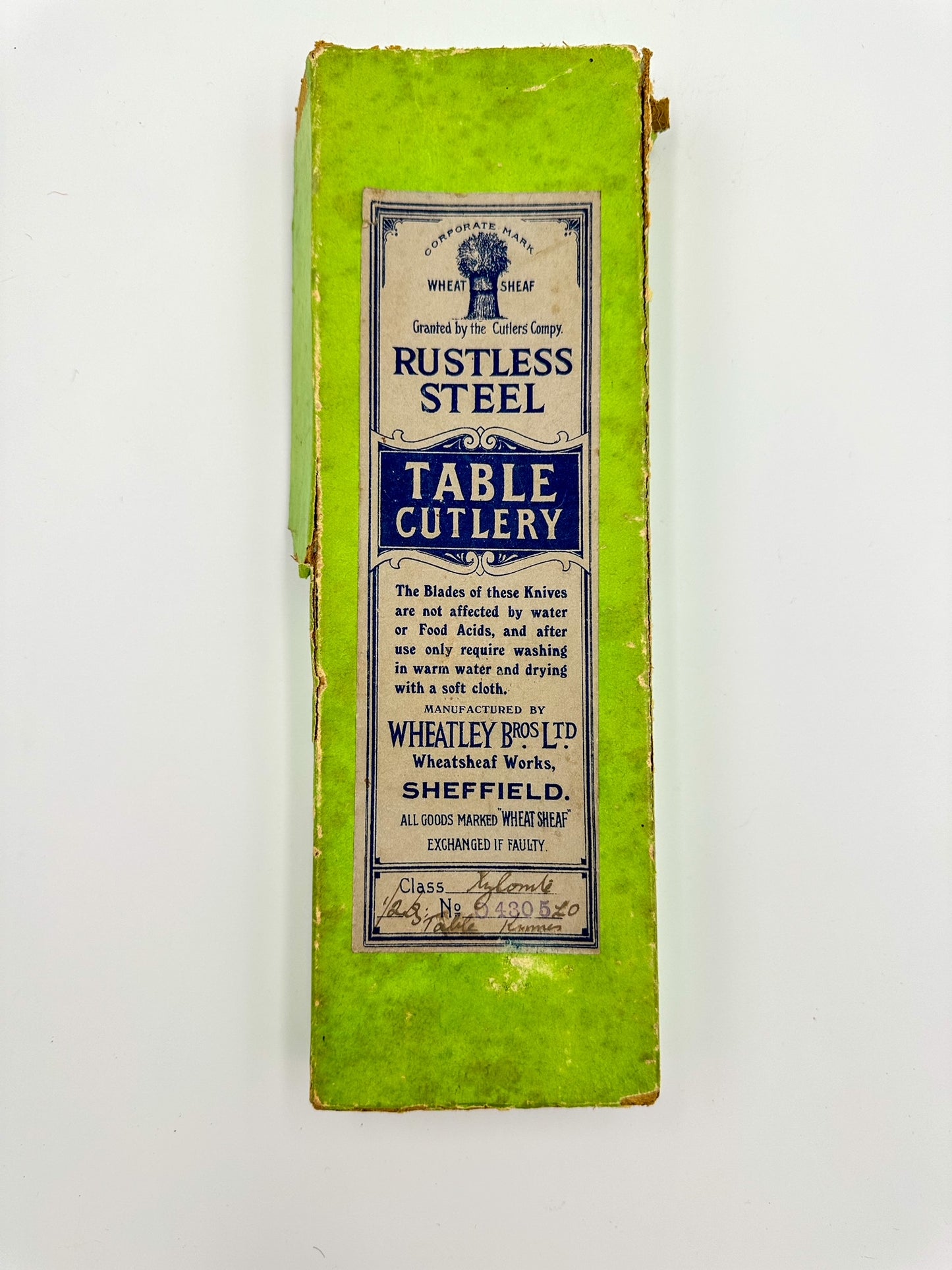 Vintage Wheatley Rustless Steel Bakelite Knife Set