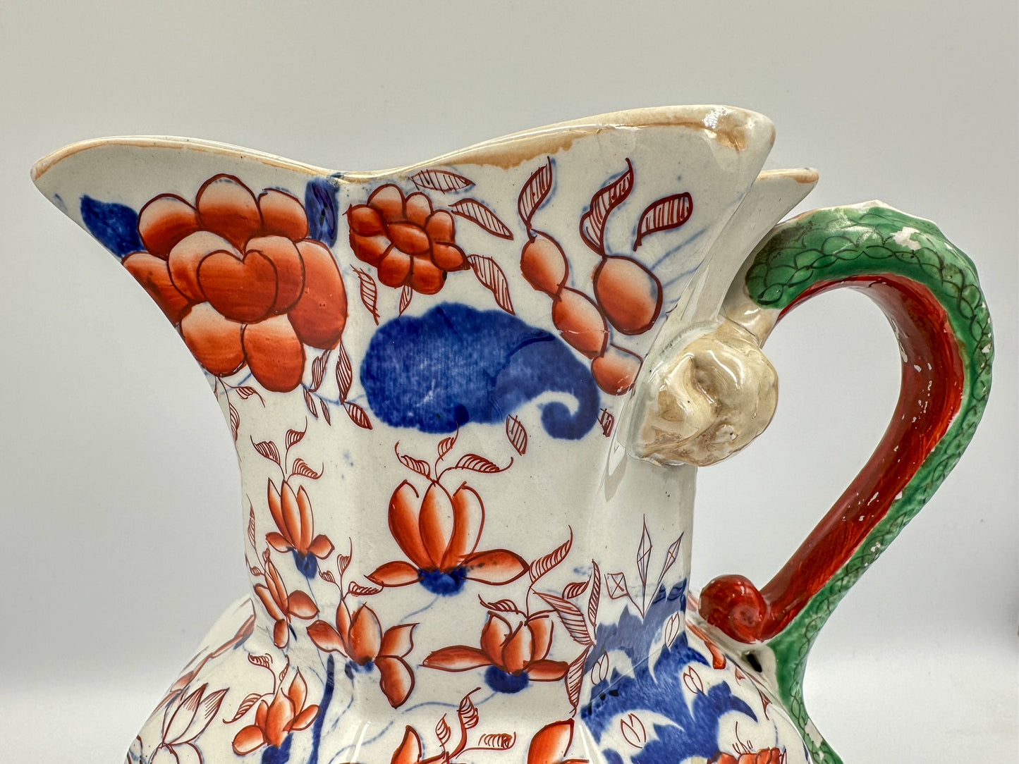Mason's Ironstone Imari Hydra Pitcher