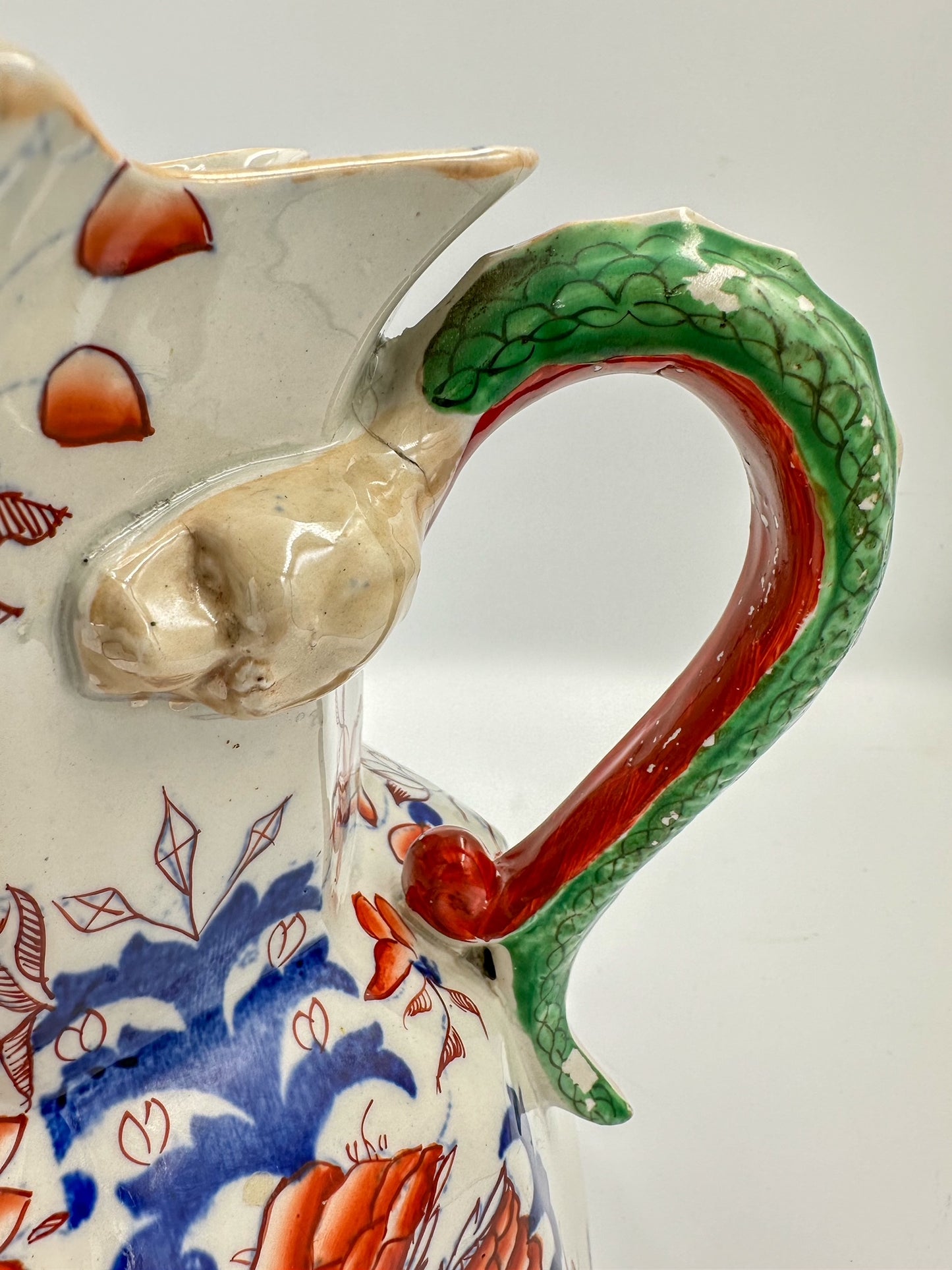 Mason's Ironstone Imari Hydra Pitcher
