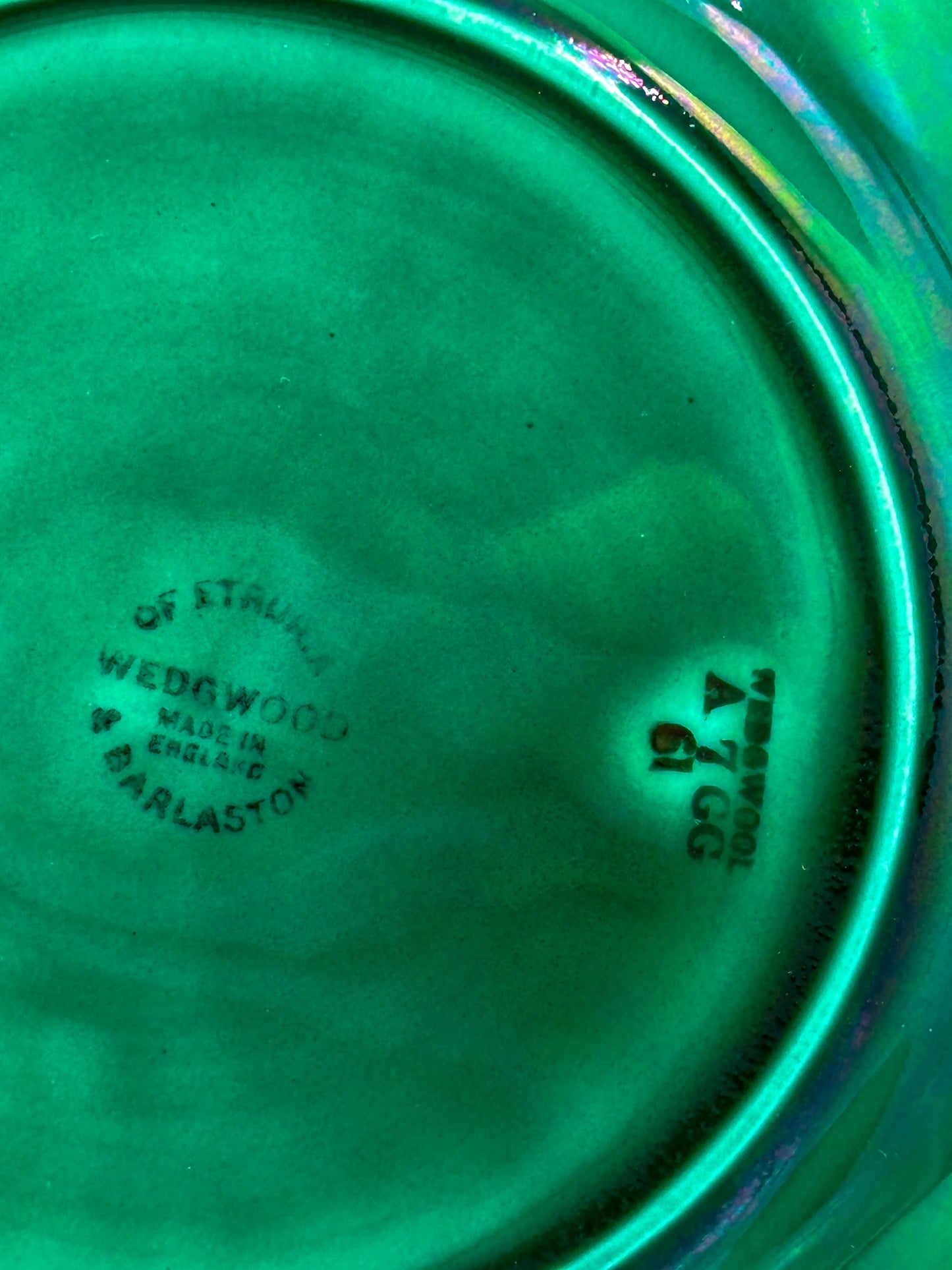 Small Wedgwood Majolicaware Leaf Plate