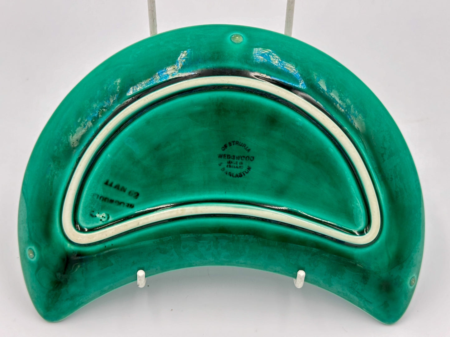 Set of 4 Wedgwood Majolica Crescent Plates