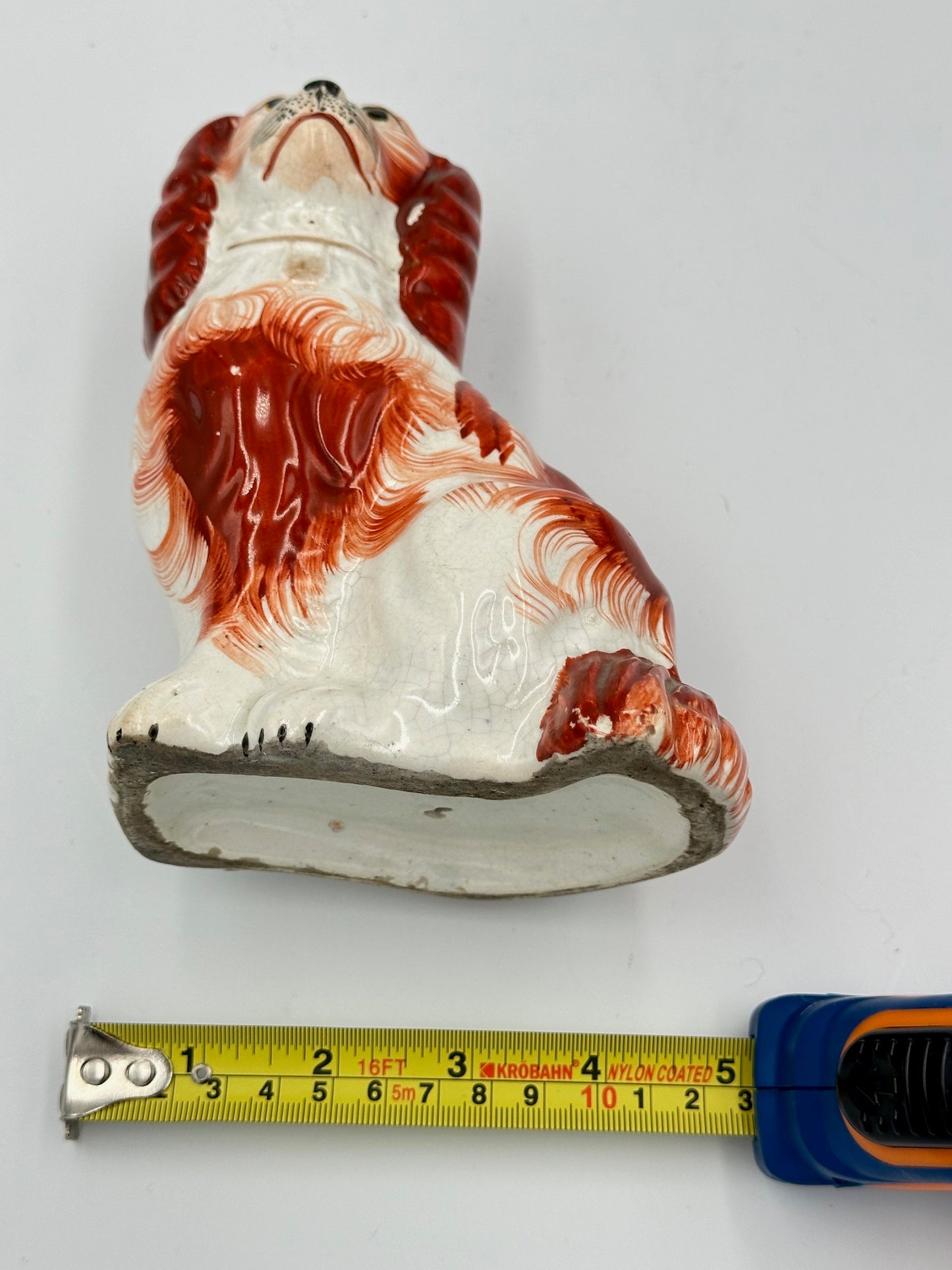 Small Pair of Red Staffordshire Dogs C. 1860s