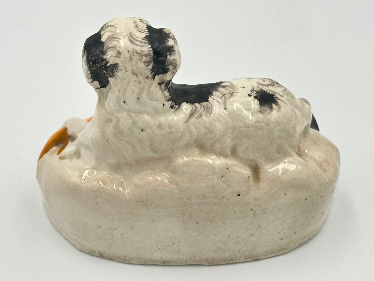 Staffordshire Hunting Dog with Prize Hare Ink Well