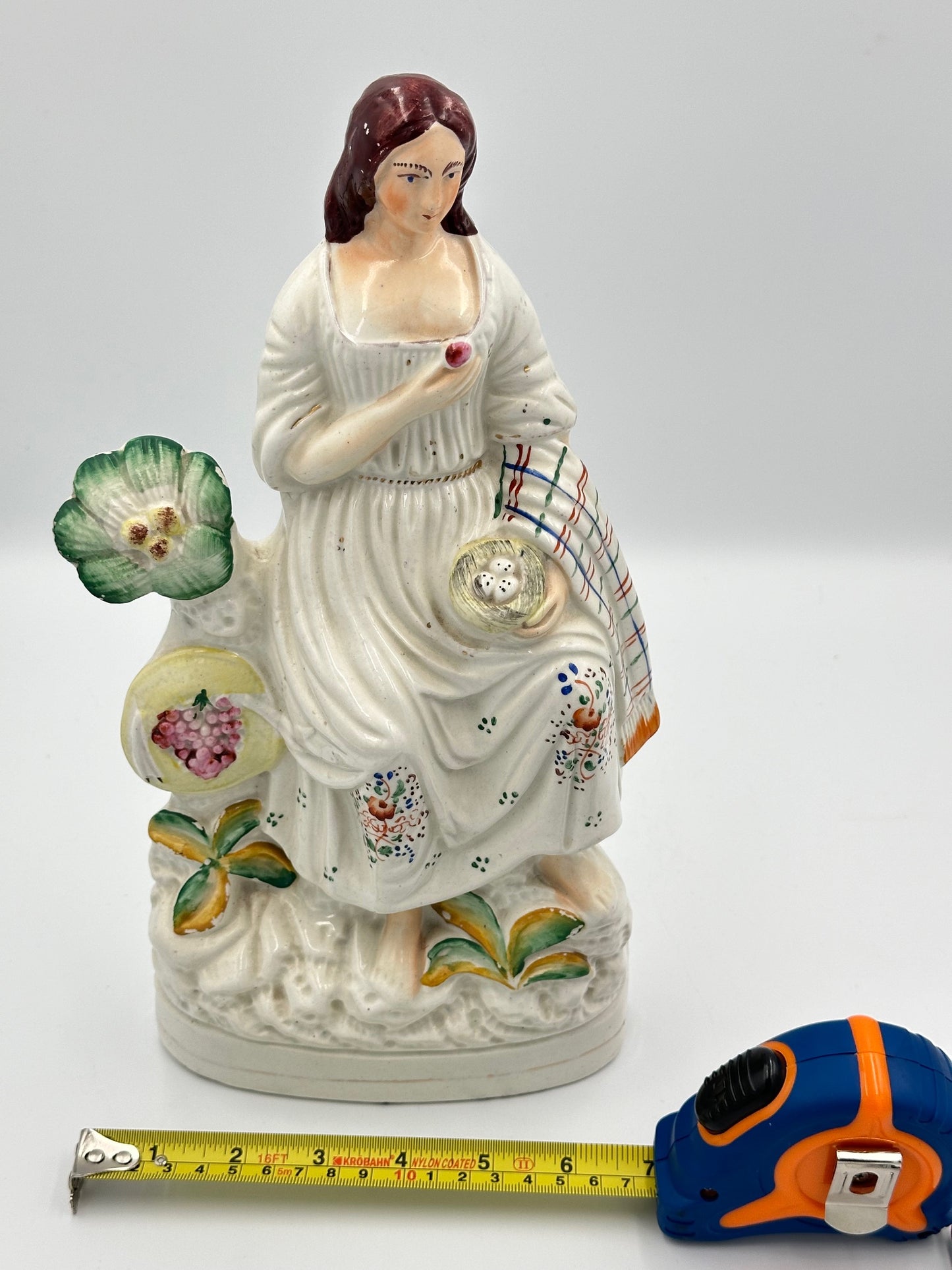 Female Pigeon Fancier Staffordshire Flatback