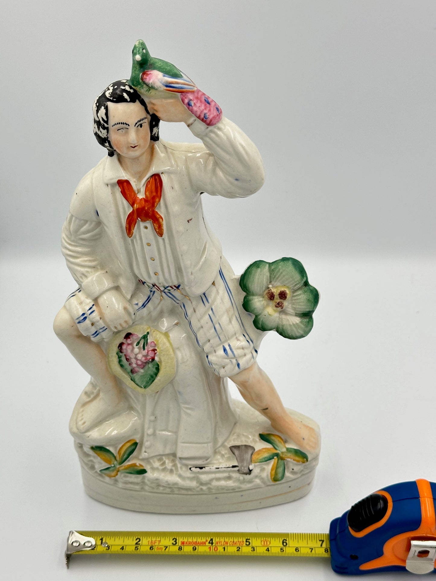 Male Pigeon Fancier Staffordshire Flatback