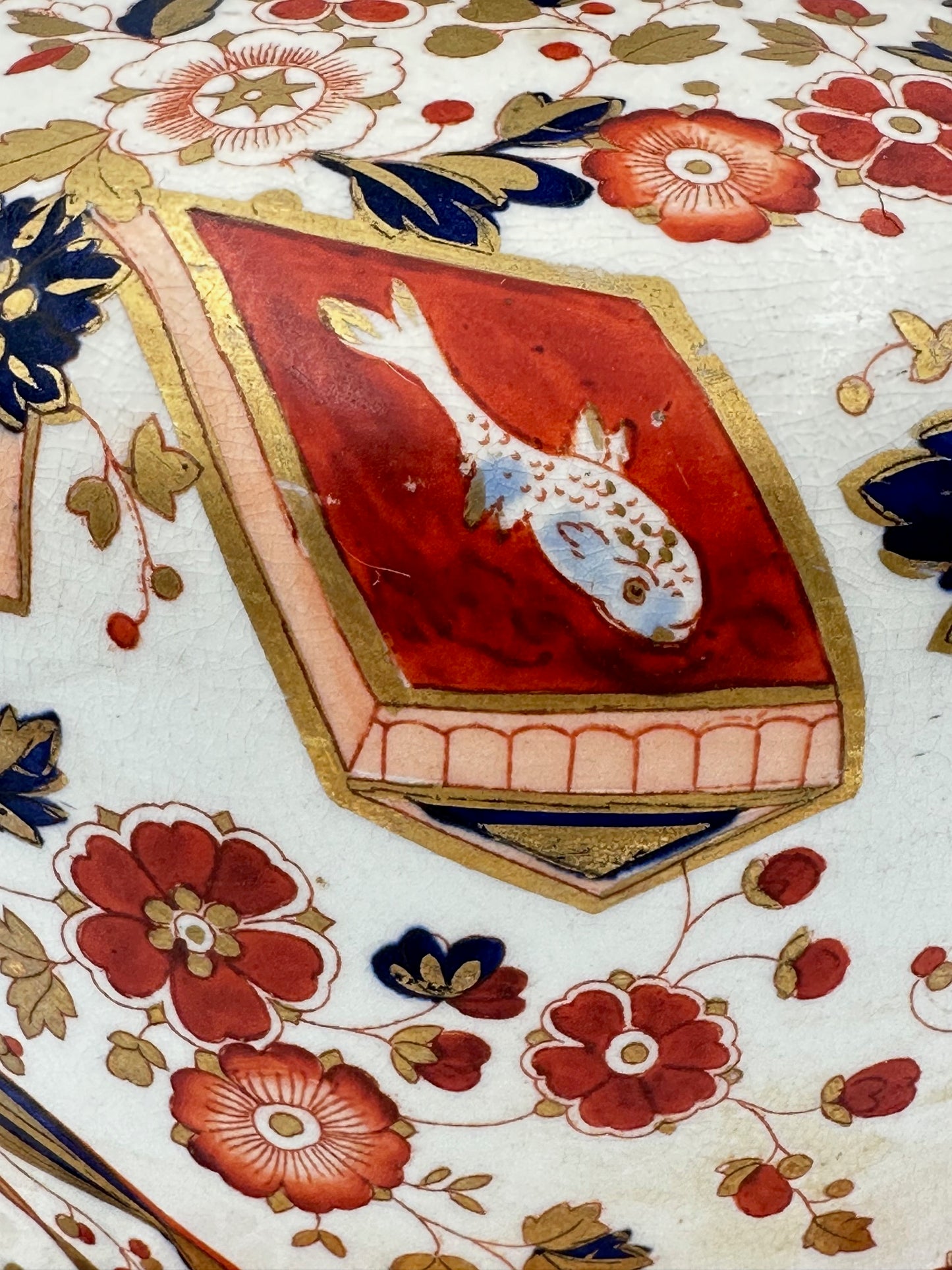 Ridgway Old Derby Imari Cheese Dome