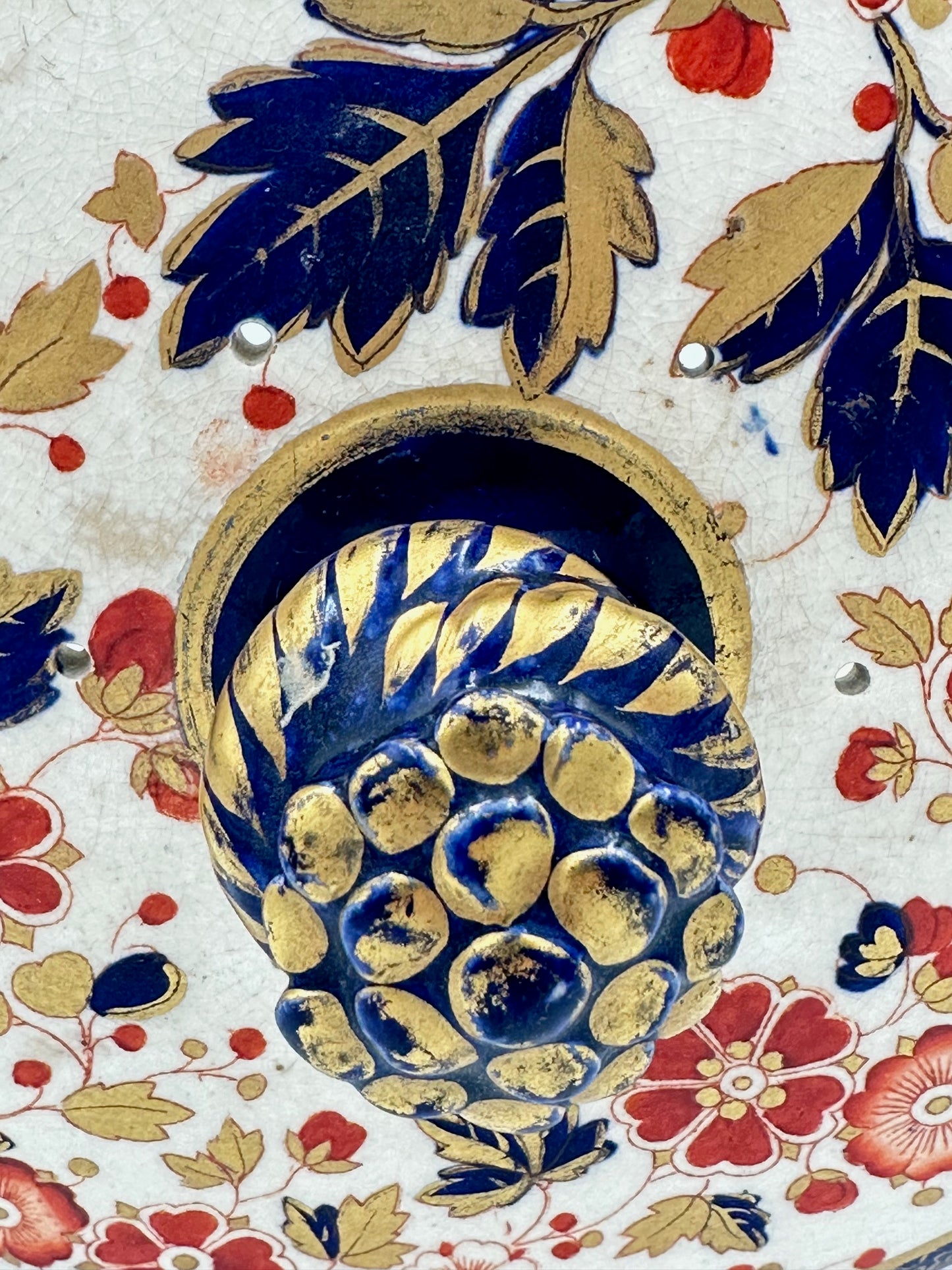 Ridgway Old Derby Imari Cheese Dome