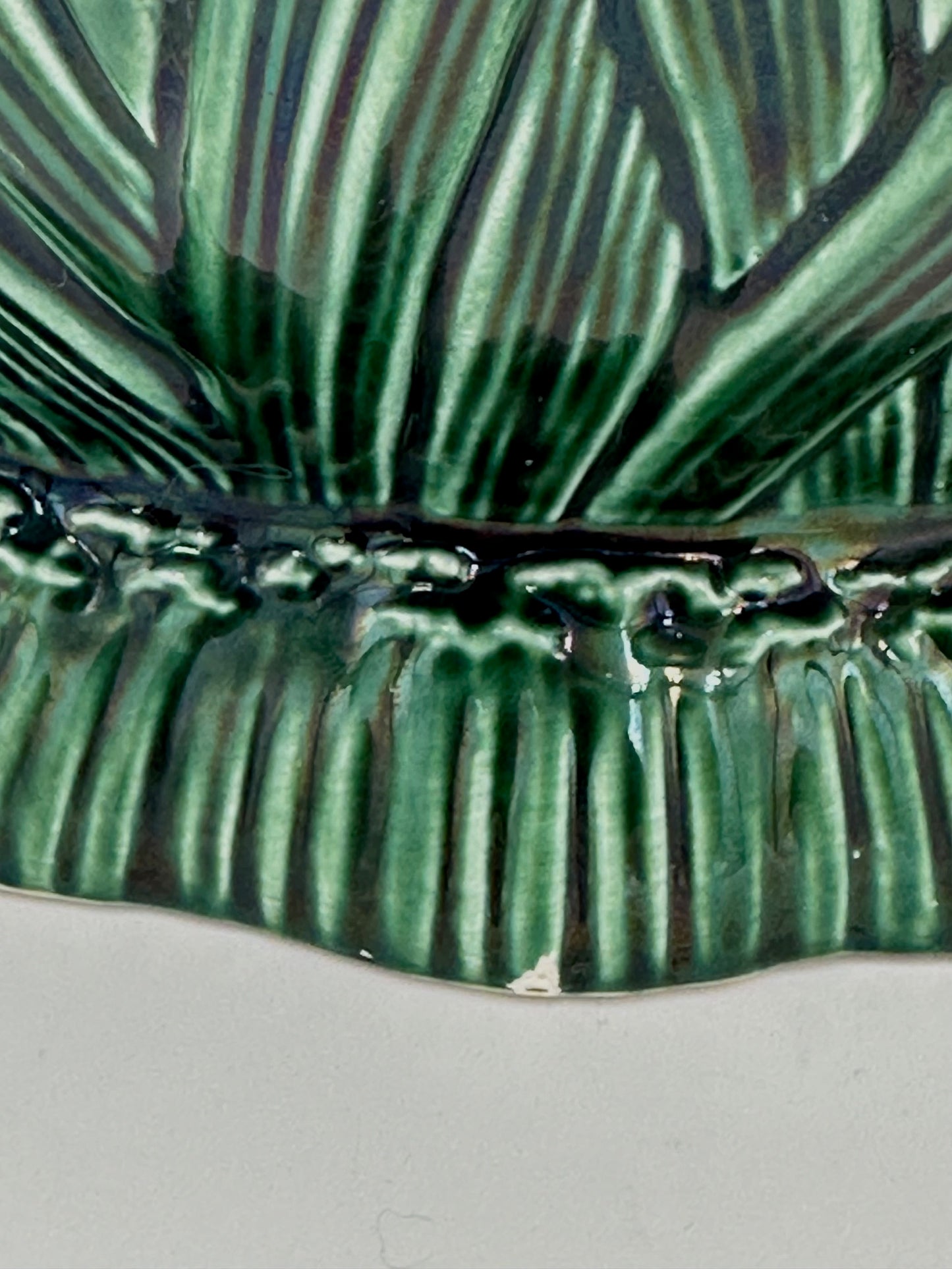 Vintage Green Leaf Hyacinth Sylvac Mantle Vase