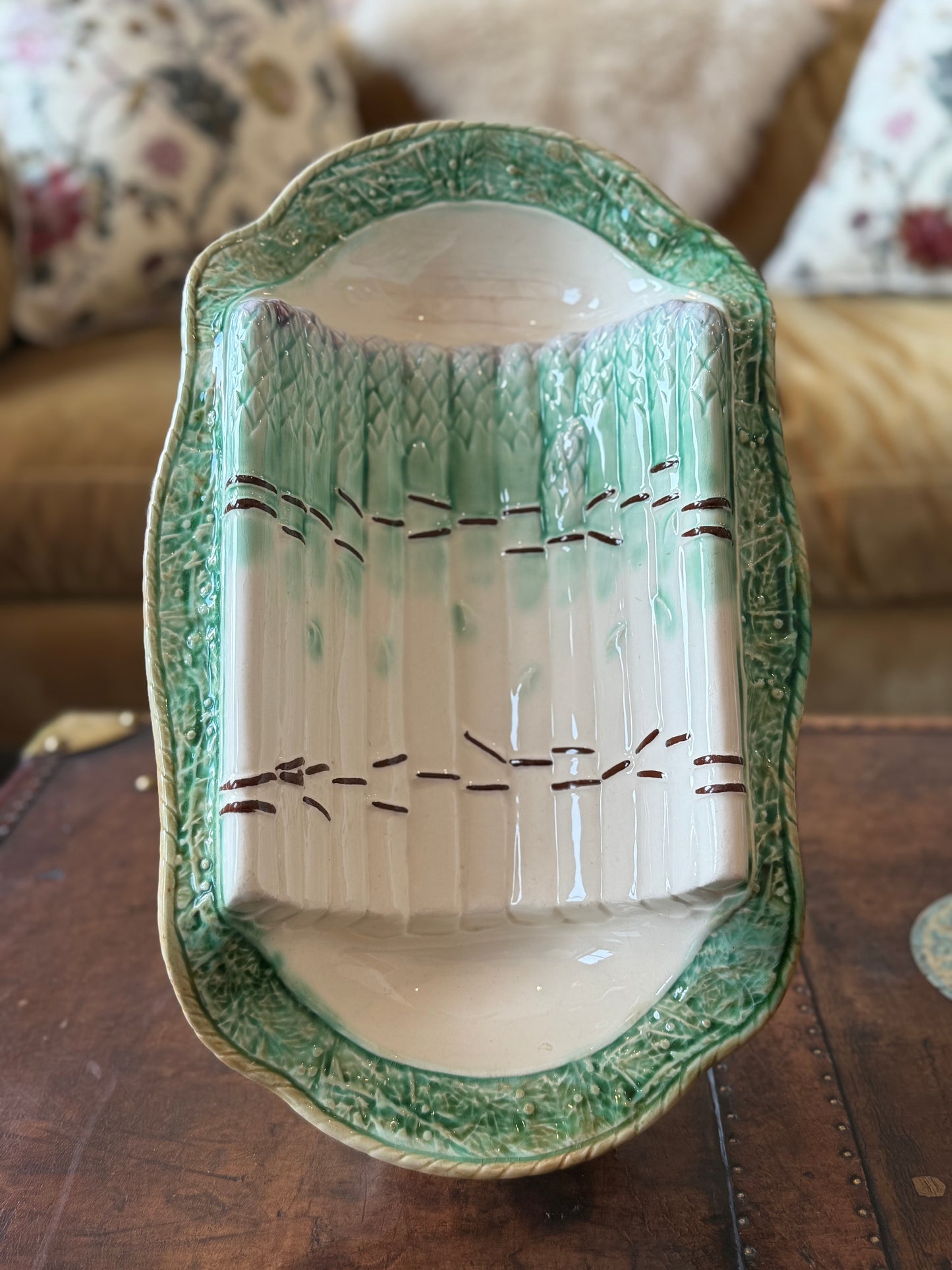 Longchamp Asparagus Plates and Platter