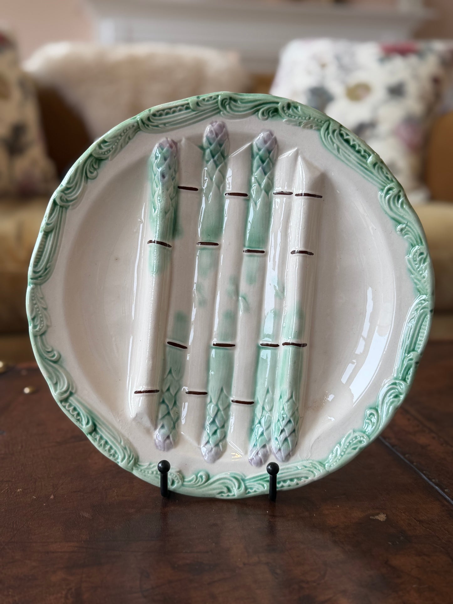 Longchamp Asparagus Plates and Platter