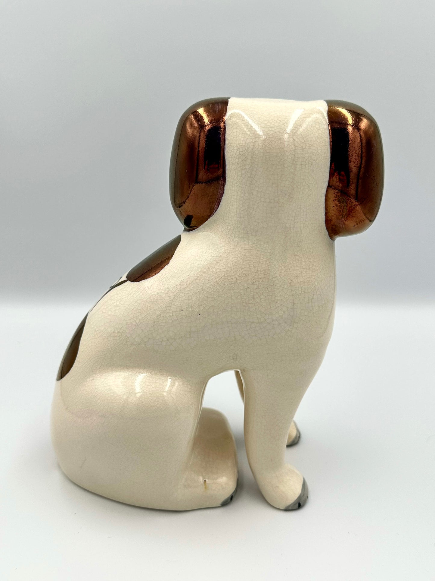 Modern Oldcourt Ware Copper Staffordshire Spaniels