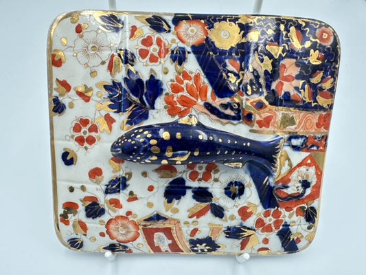 Ridgways Old Derby Imari Sardine Dish