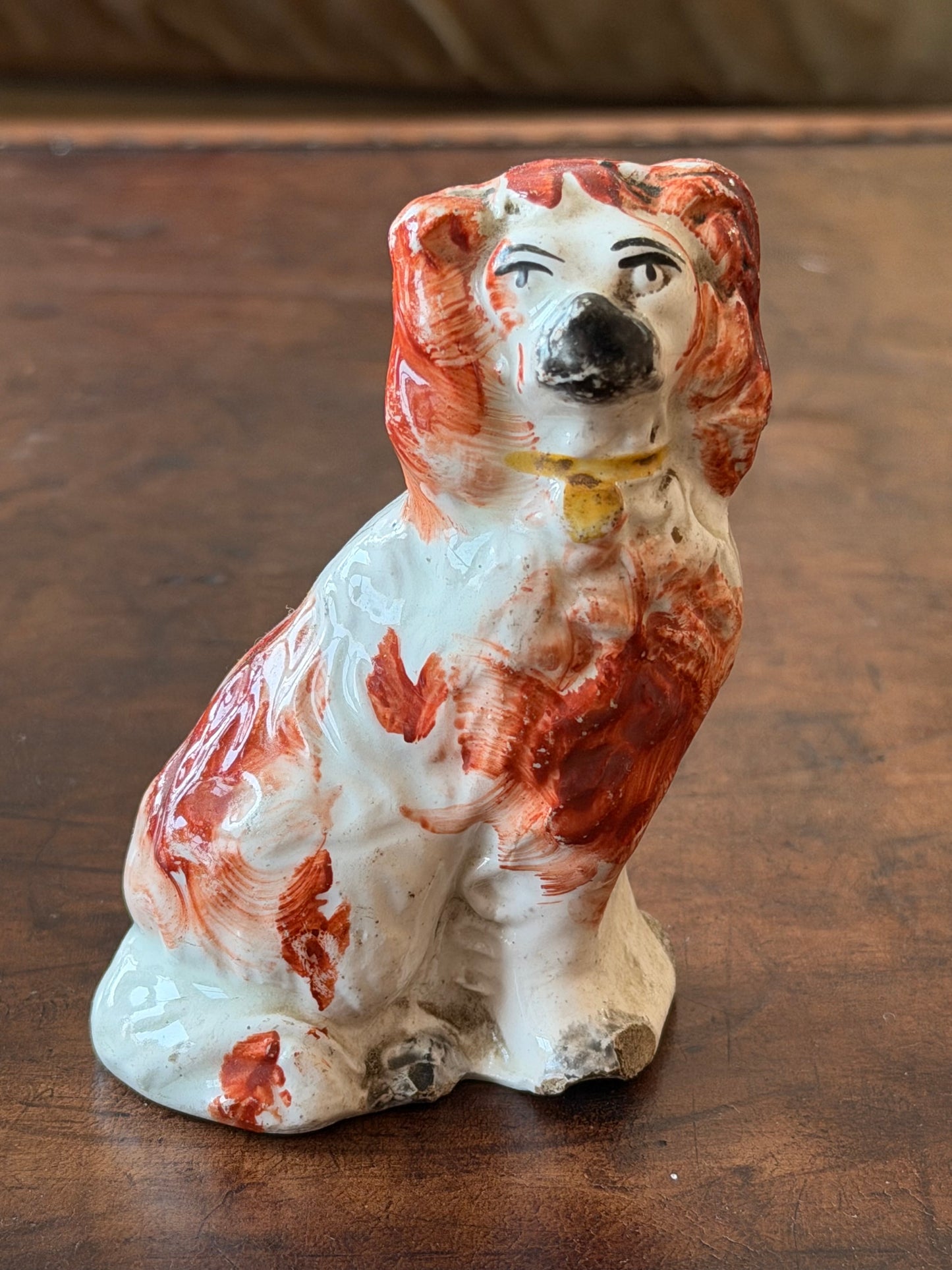 Detailed Miniature Staffordshire Spaniel Figurine