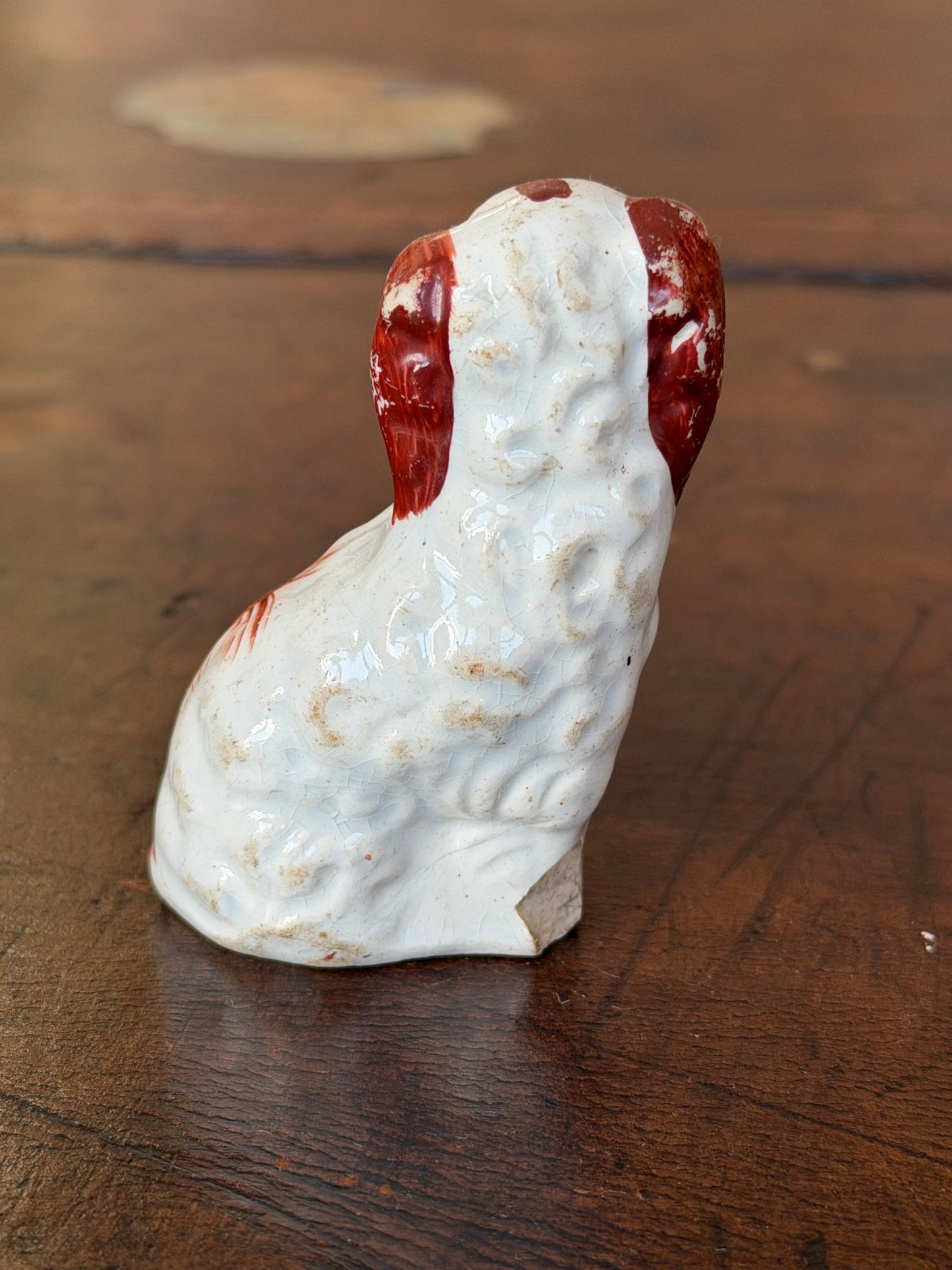 Very Tiny Staffordshire Spaniel Figurine