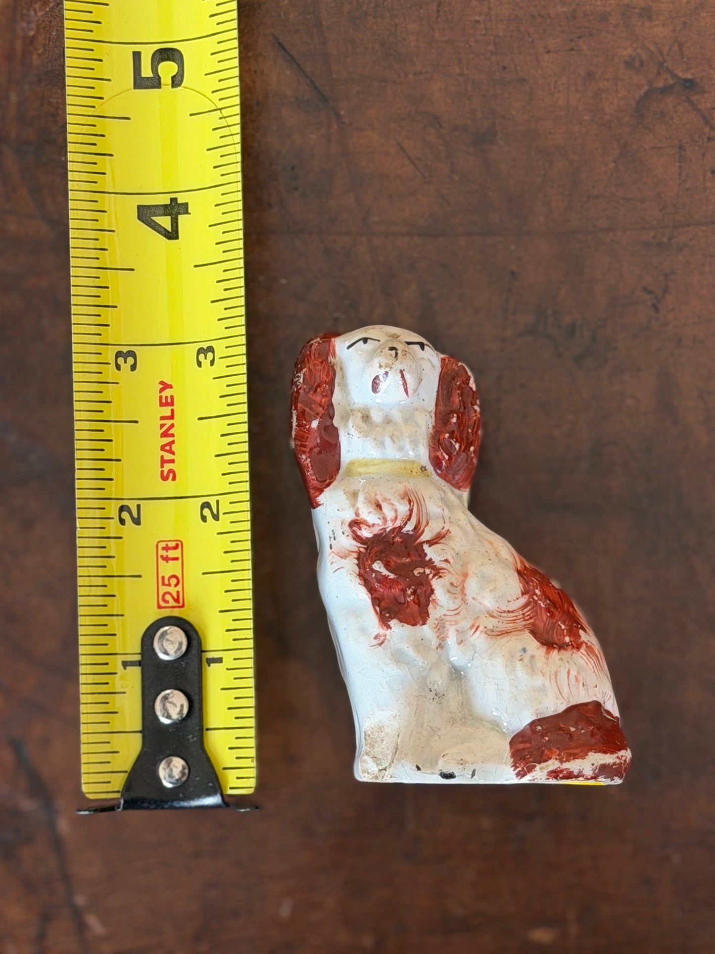 Very Tiny Staffordshire Spaniel Figurine