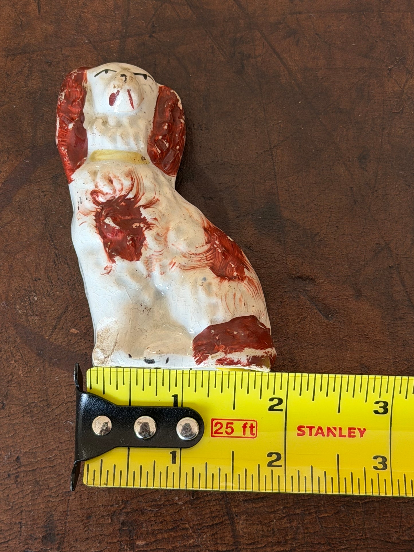 Very Tiny Staffordshire Spaniel Figurine