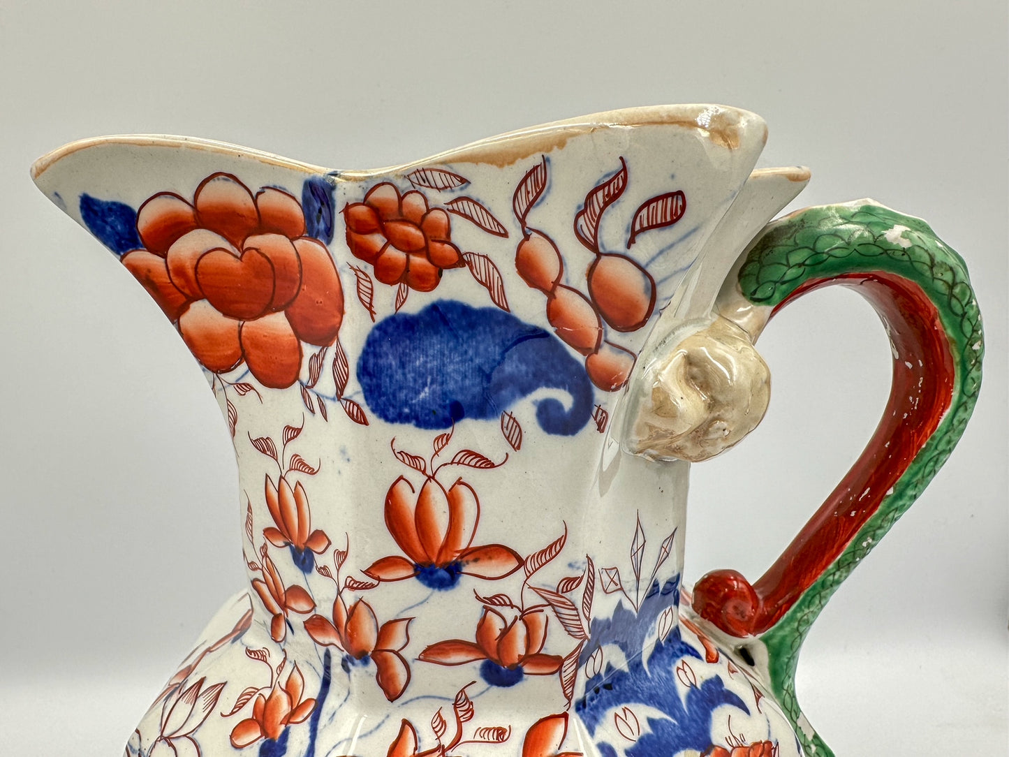 Mason's Ironstone Hydra Pitcher