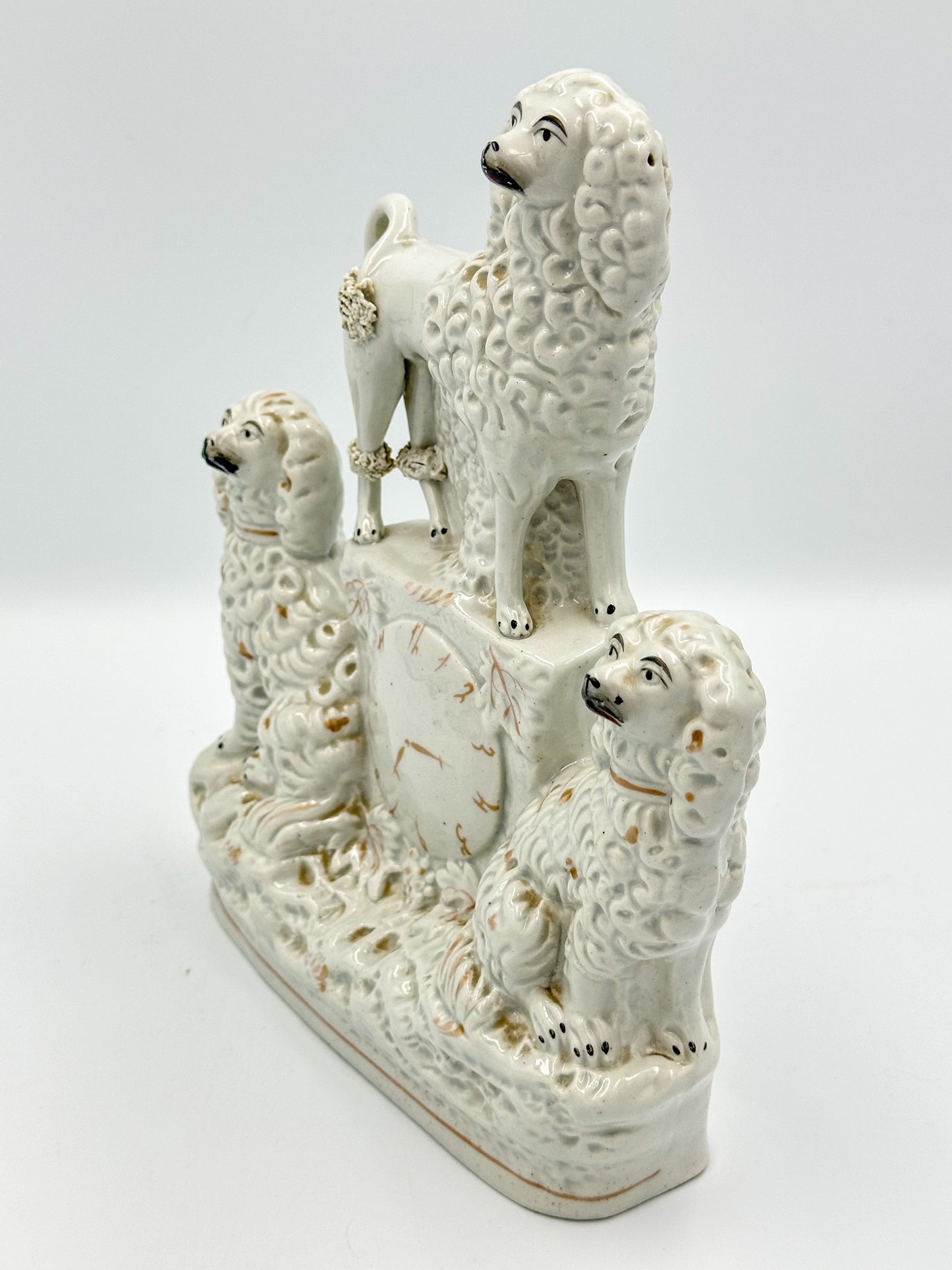 Poodle & Spaniels "Clock"