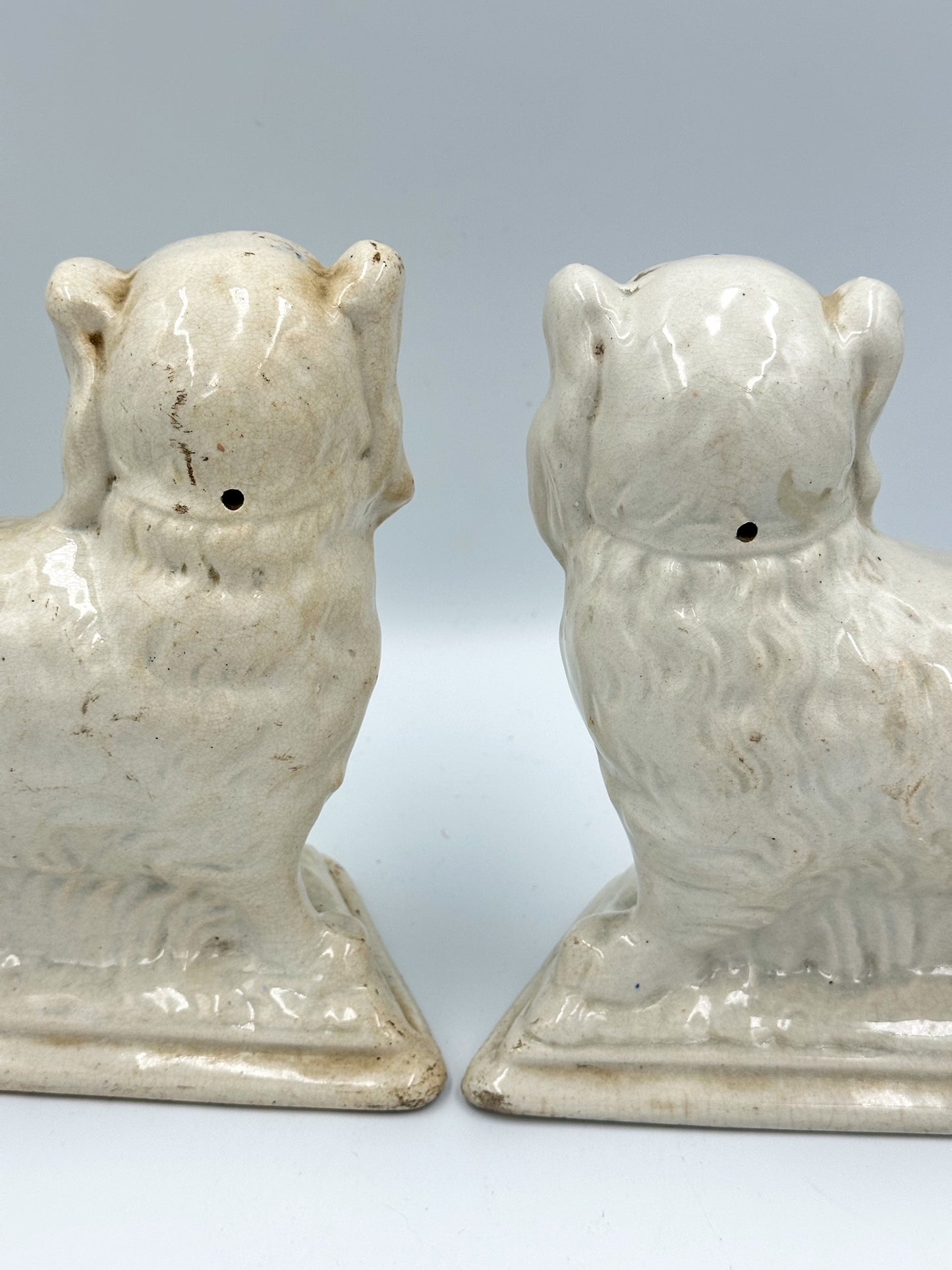 Pair of Staffordshire Pekingese