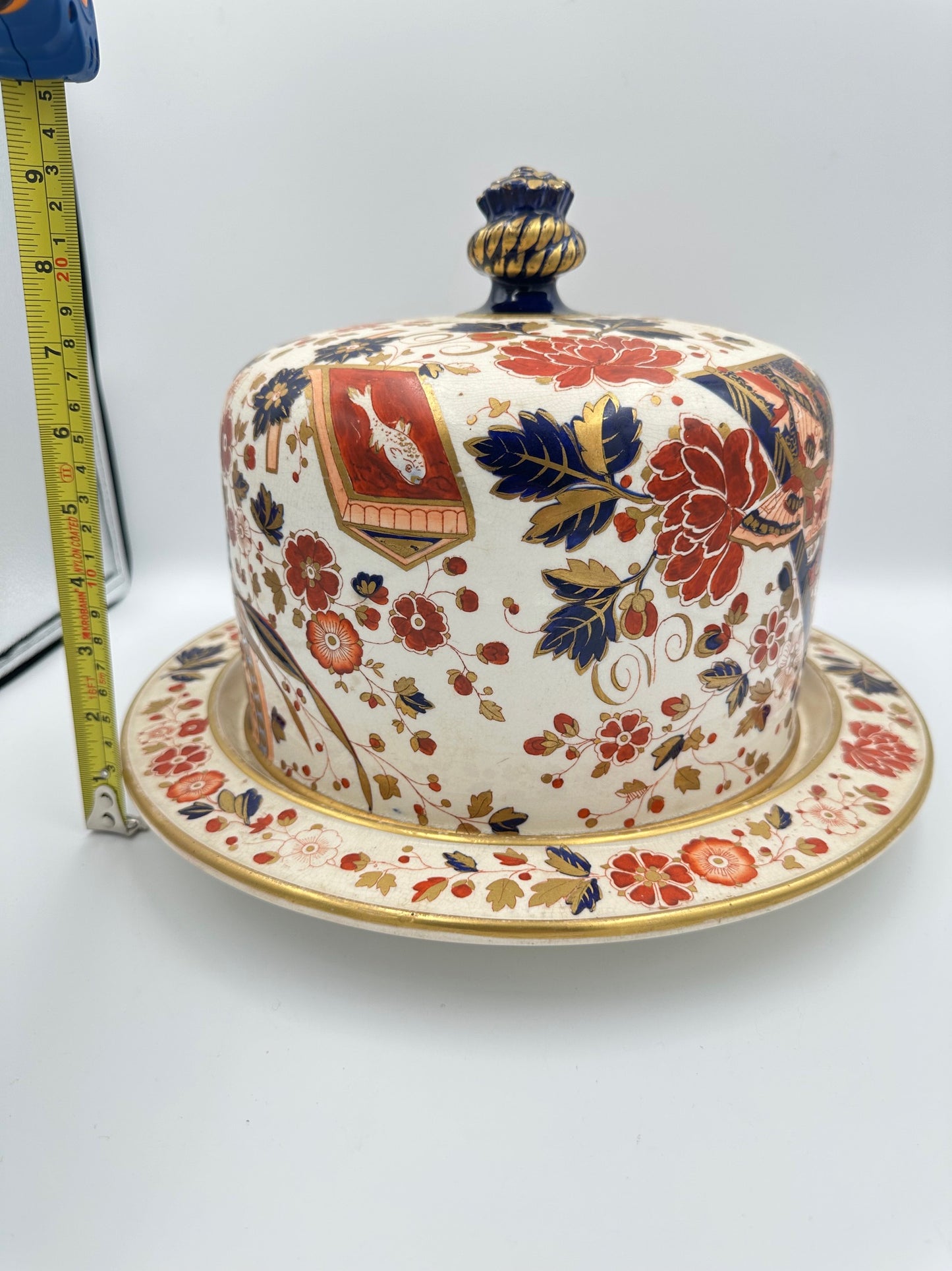 Ridgway Old Derby Imari Cheesedome