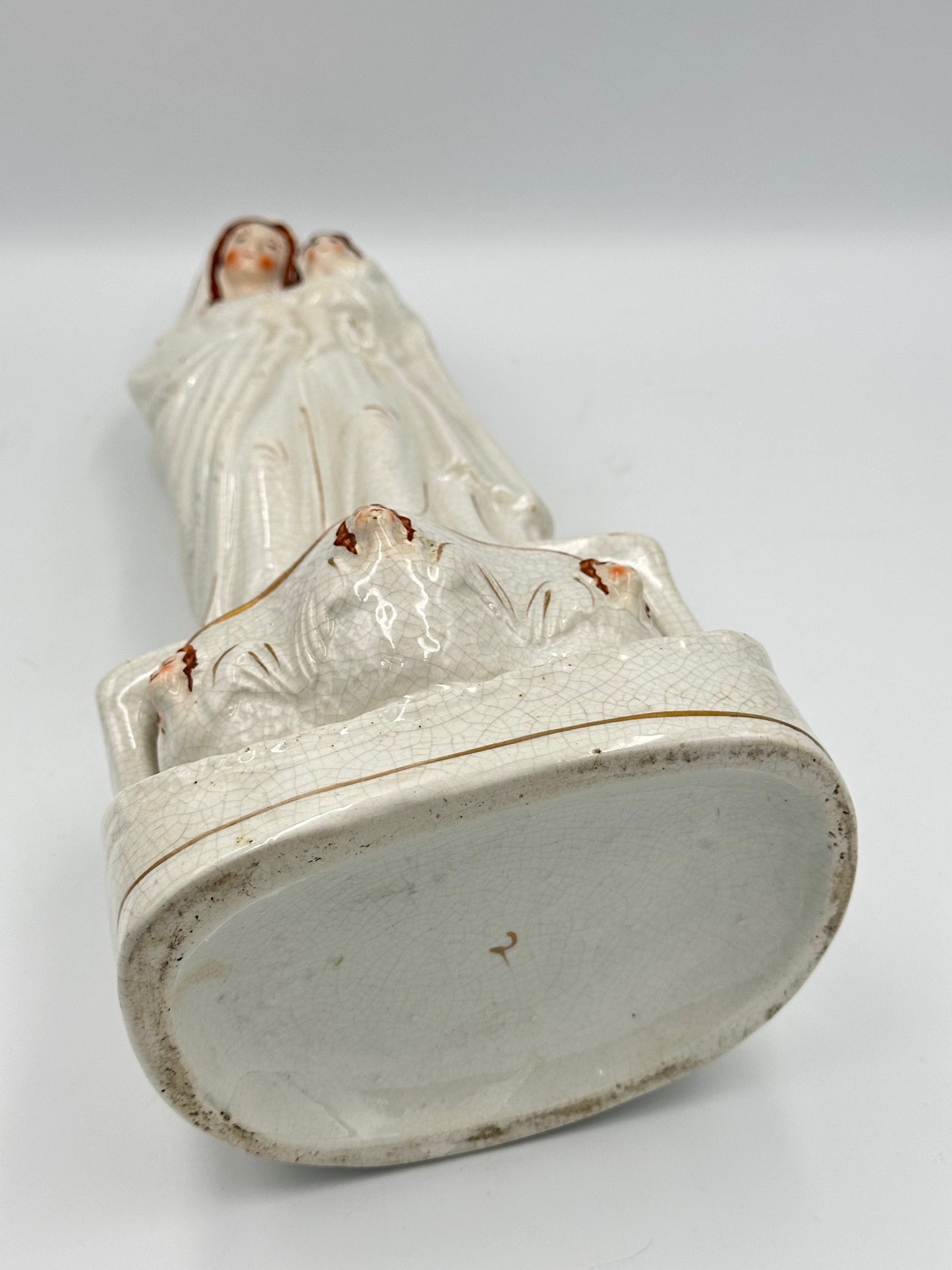 Mary & Jesus Staffordshire Flatback