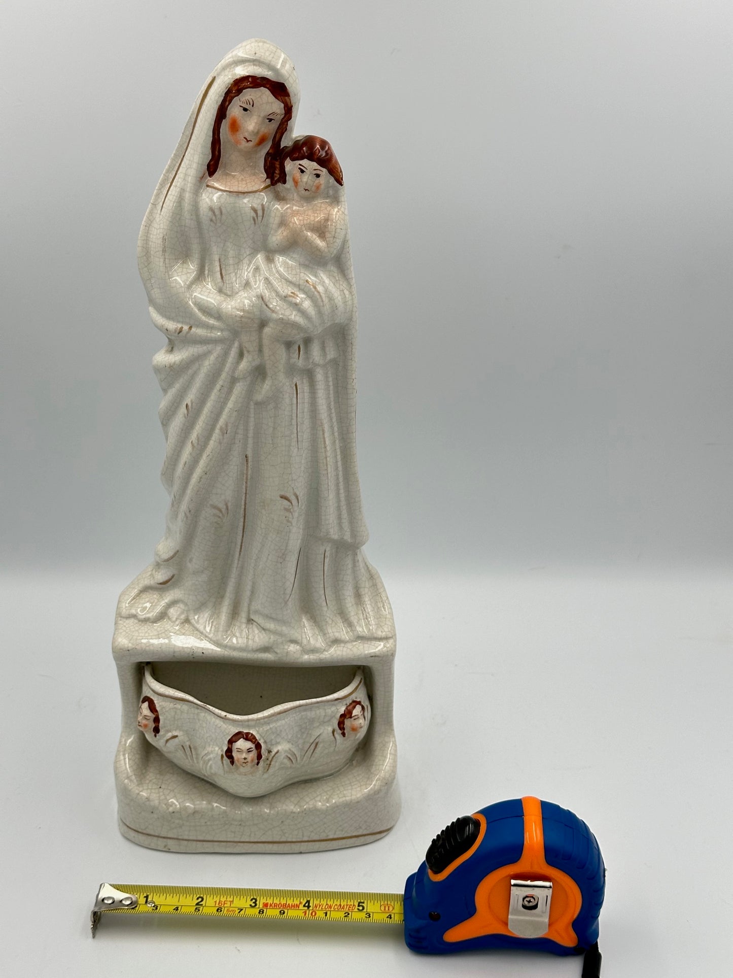 Mary & Jesus Staffordshire Flatback