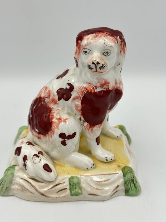 Single Mounted Staffordshire Dog
